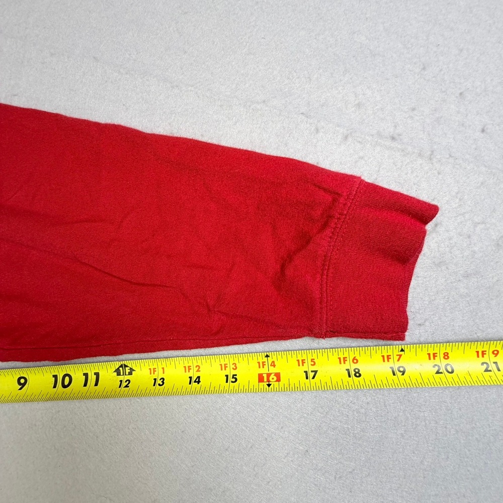 Ohio State Buckeyes Spirit Jersey Adult XL Red Long Sleeve Brutus Est 1870 Shirt - Picture 7 of 7